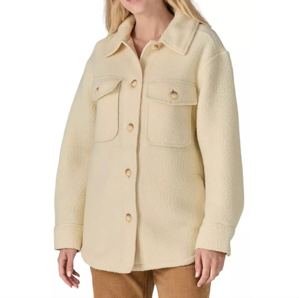 NWT Women's Patagonia Fleece Shacket - Picture 1 of 9